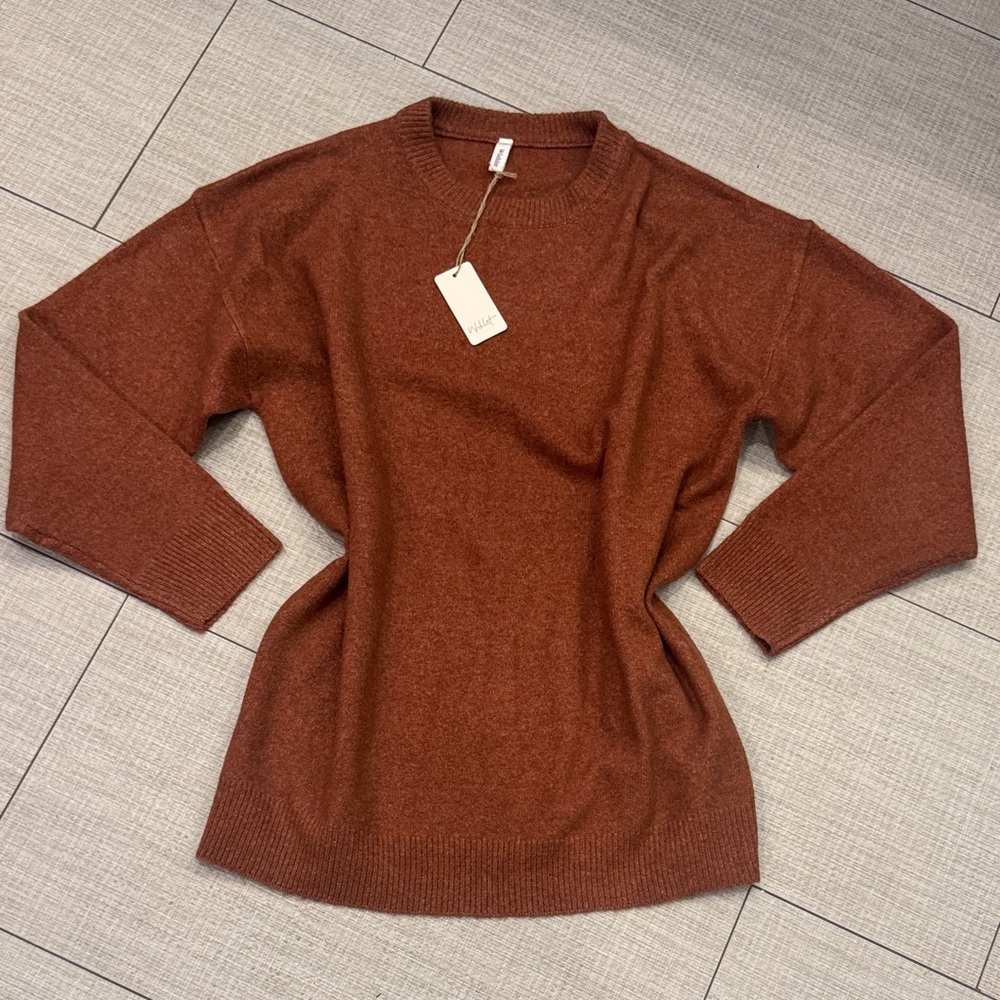 Classic Burnt Orange Sweater